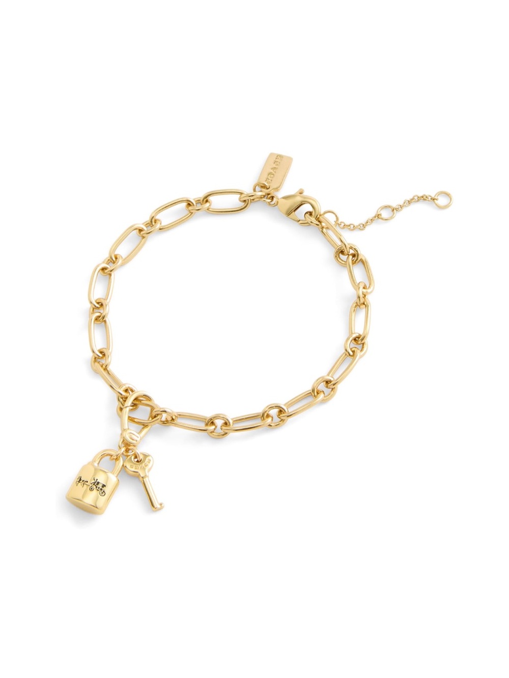 Coach Gold Padlock Key Jewelry Charm, Keychain, Bag Charm - New - Picture 5 of 6